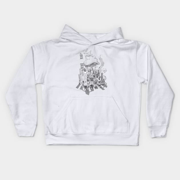 Impossible City Kids Hoodie by Made With Awesome